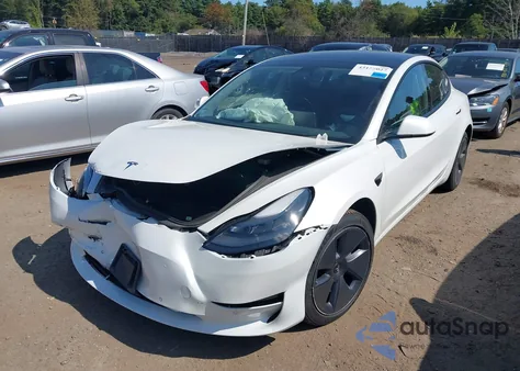 2022 Tesla Model 3 Long Range Dual Motor All-Wheel Drive из США, поврежденный, VIN 5YJ3E1EB6NF117458